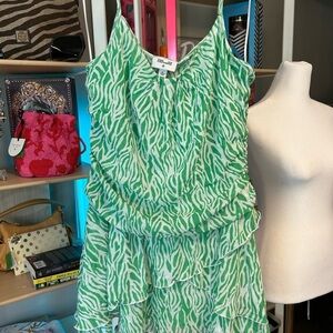 Diane Von Furstenberg/ target collab . Zebra Print Dress preloved size XL